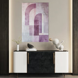 Abstract 580 Canvas Art 18" x 24" / 45 x 60 cm / Black