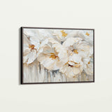 Floral 580 Canvas Art 18" x 24" / 45 x 60 cm / Black