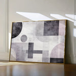 Abstract 582 Canvas Art 18" x 24" / 45 x 60 cm / Black