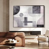 Abstract 582 Canvas Art 18" x 24" / 45 x 60 cm / Black