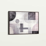 Abstract 582 Canvas Art 18" x 24" / 45 x 60 cm / Black