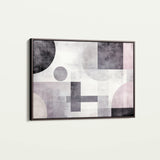 Abstract 582 Canvas Art 18" x 24" / 45 x 60 cm / Black