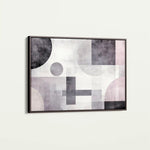 Abstract 582 Canvas Art 60 x 40 cm / Black