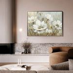 Floral 584 Canvas Art 18" x 24" / 45 x 60 cm / Black