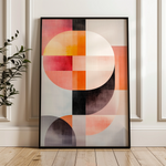 Abstract 585 Canvas Art 18" x 24" / 45 x 60 cm / Black