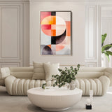Abstract 585 Canvas Art 18" x 24" / 45 x 60 cm / Black