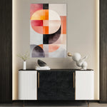 Abstract 585 Canvas Art 18" x 24" / 45 x 60 cm / Black