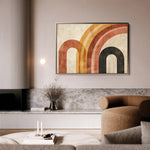 Abstract 586 Canvas Art 18" x 24" / 45 x 60 cm / Black