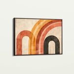 Abstract 586 Canvas Art 18" x 24" / 45 x 60 cm / Black