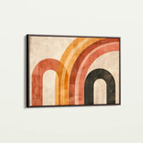 Abstract 586 Canvas Art 18" x 24" / 45 x 60 cm / Black