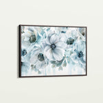 Floral 586 Canvas Art 18" x 24" / 45 x 60 cm / Black