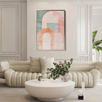 Abstract 587 Canvas Art 18" x 24" / 45 x 60 cm / Black