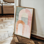 Abstract 587 Canvas Art 18" x 24" / 45 x 60 cm / Black
