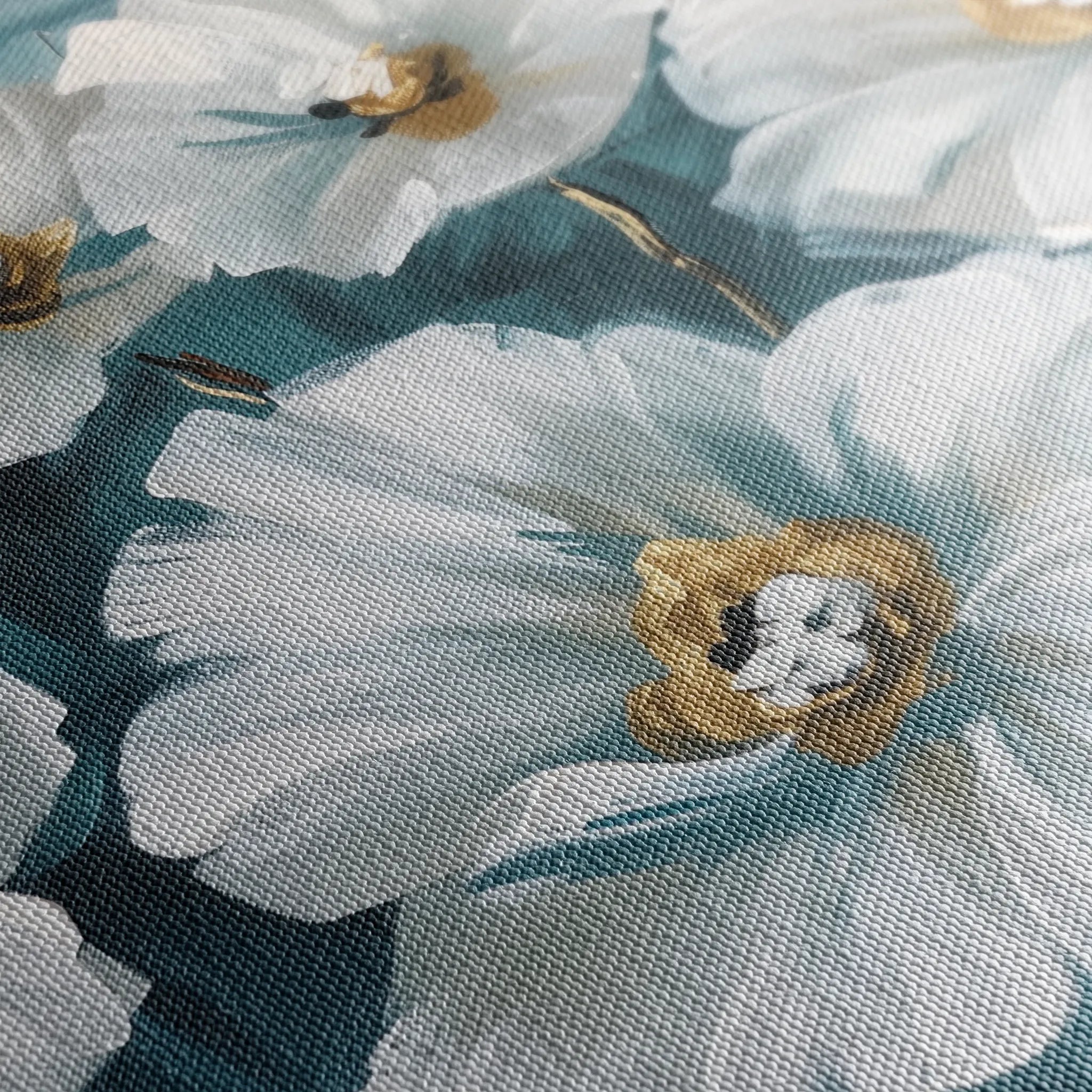 Floral 588 Canvas Art 18" x 24" / 45 x 60 cm / Black