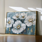 Floral 588 Canvas Art 60 x 40 cm / Black