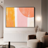 Abstract 589 Canvas Art 18" x 24" / 45 x 60 cm / Black
