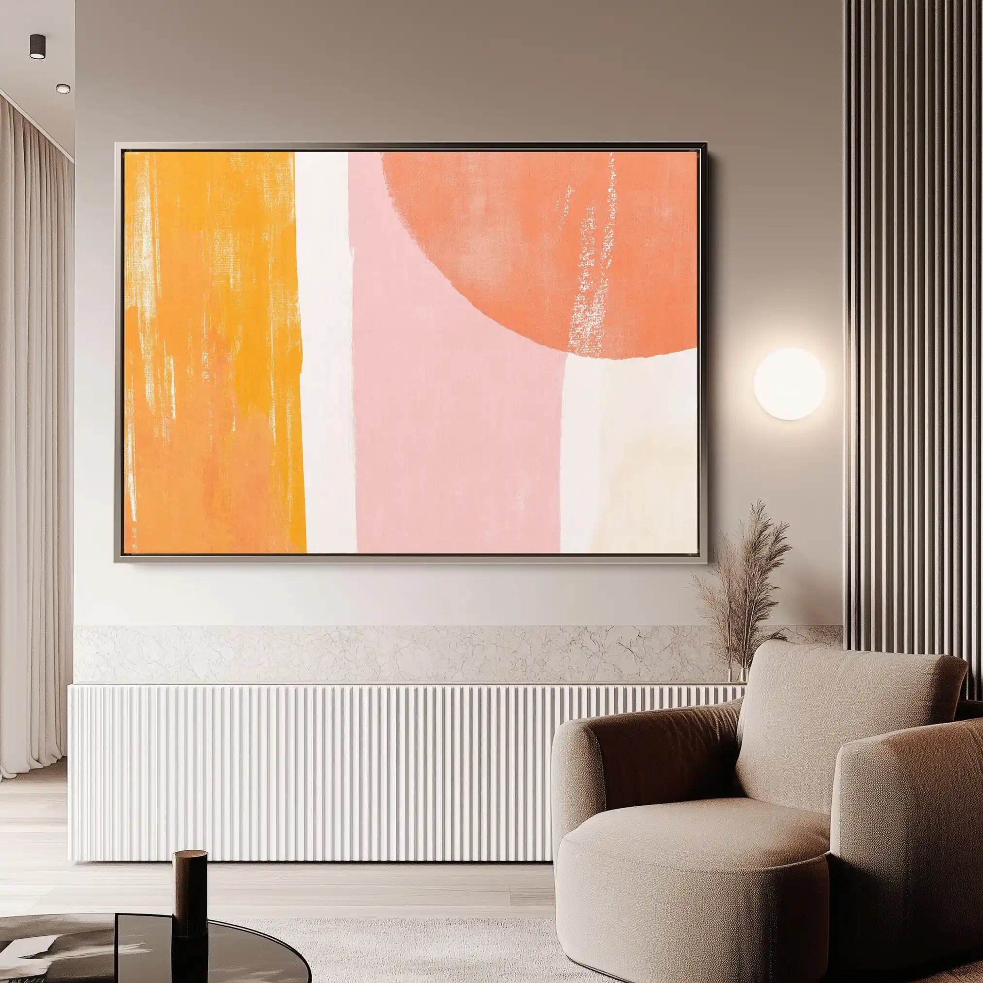Abstract 589 Canvas Art 60 x 40 cm / Black