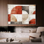 Abstract 590 Canvas Art 18" x 24" / 45 x 60 cm / Black