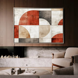 Abstract 590 Canvas Art 18" x 24" / 45 x 60 cm / Black