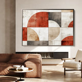Abstract 590 Canvas Art 18" x 24" / 45 x 60 cm / Black
