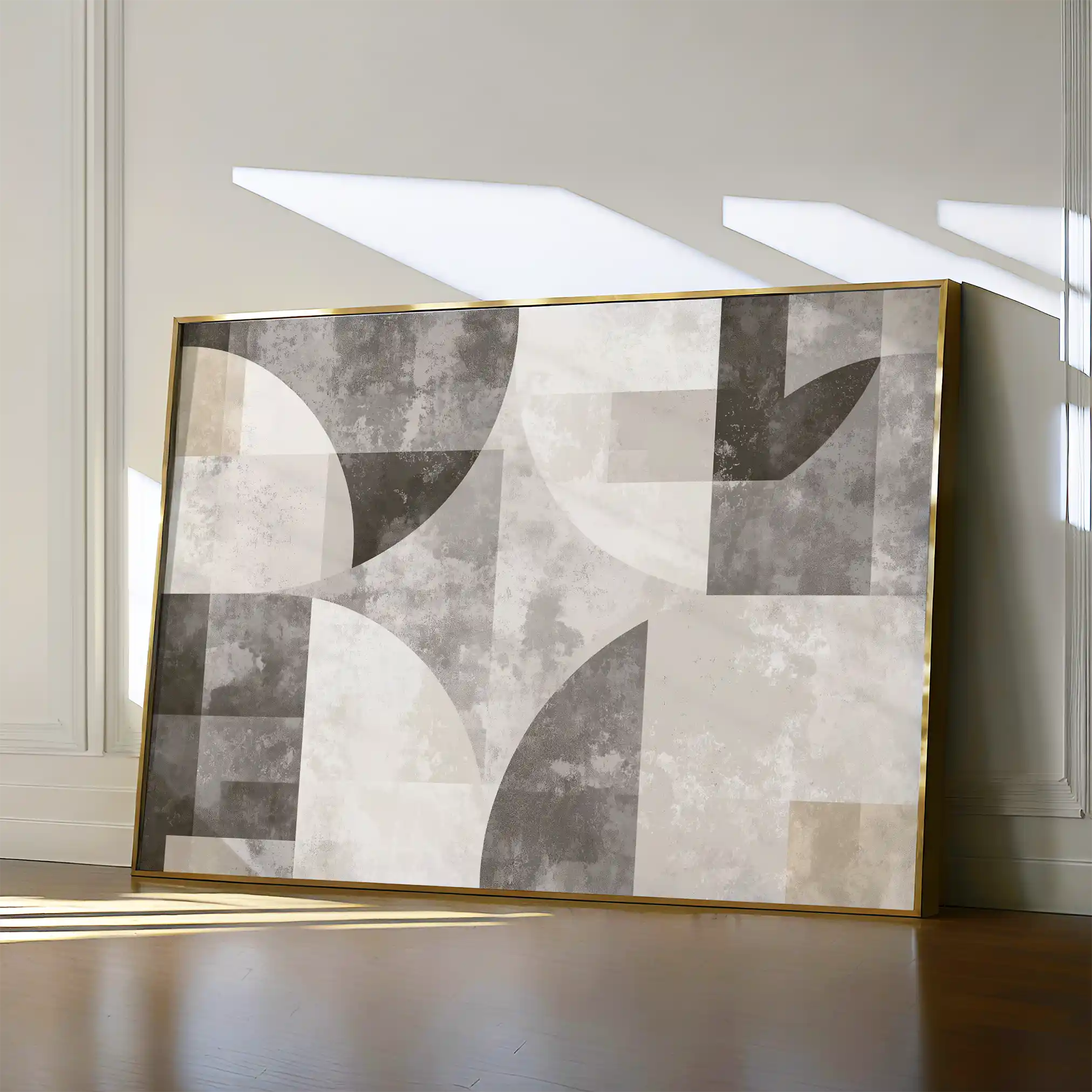 Abstract 591 Canvas Art 18" x 24" / 45 x 60 cm / Black