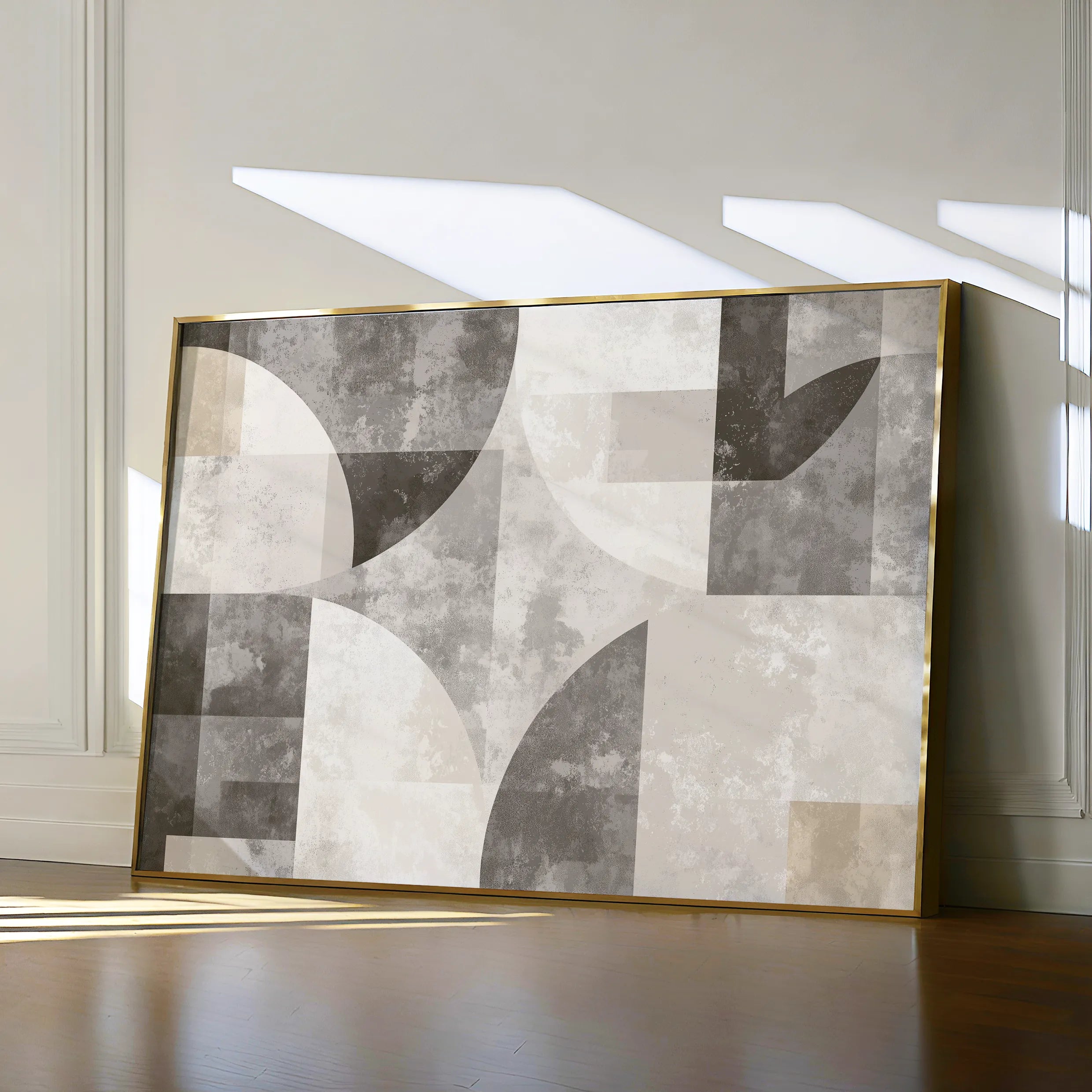 Abstract 591 Canvas Art 18" x 24" / 45 x 60 cm / Black
