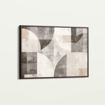 Abstract 591 Canvas Art 18" x 24" / 45 x 60 cm / Black
