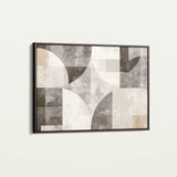 Abstract 591 Canvas Art 18" x 24" / 45 x 60 cm / Black