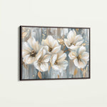 Floral 591 Canvas Art 60 x 40 cm / Black