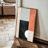 Abstract 594 Canvas Art 18" x 24" / 45 x 60 cm / Black