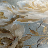 Floral 594 Canvas Art 18" x 24" / 45 x 60 cm / Black