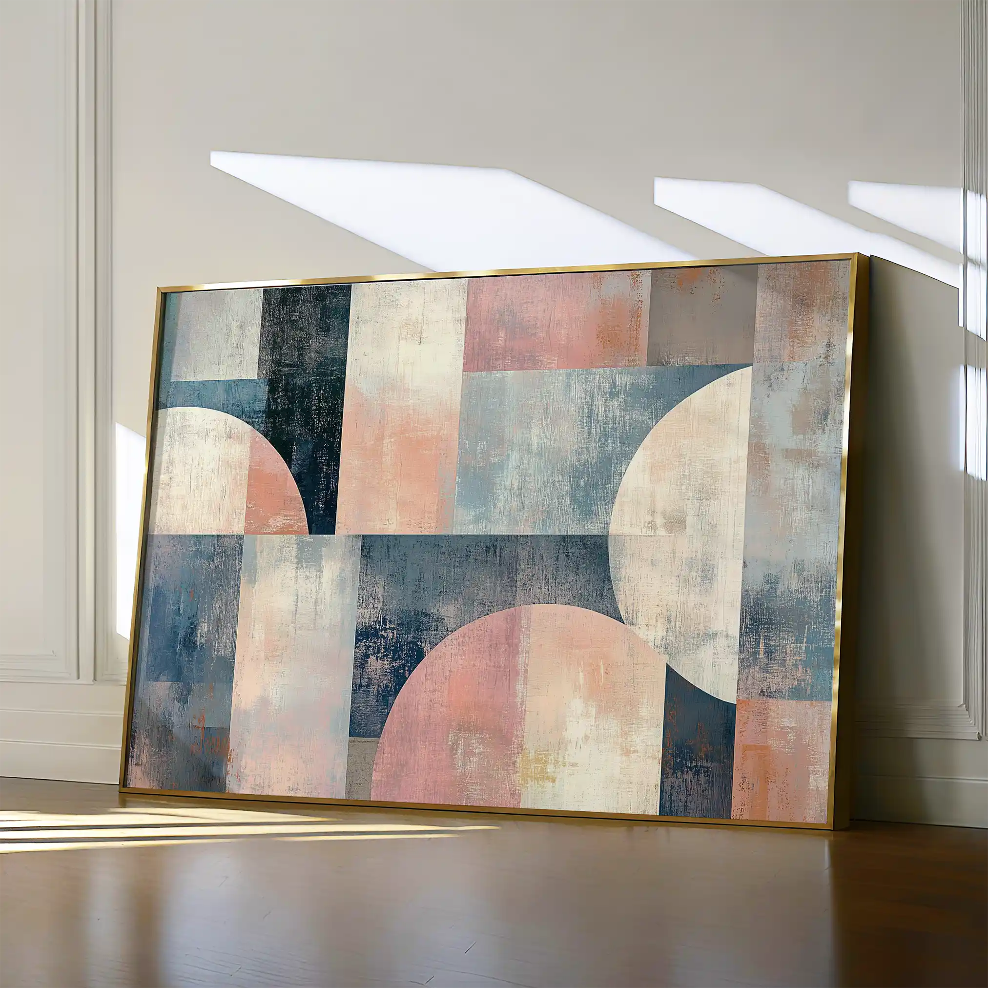 Abstract 595 Canvas Art 18" x 24" / 45 x 60 cm / Black