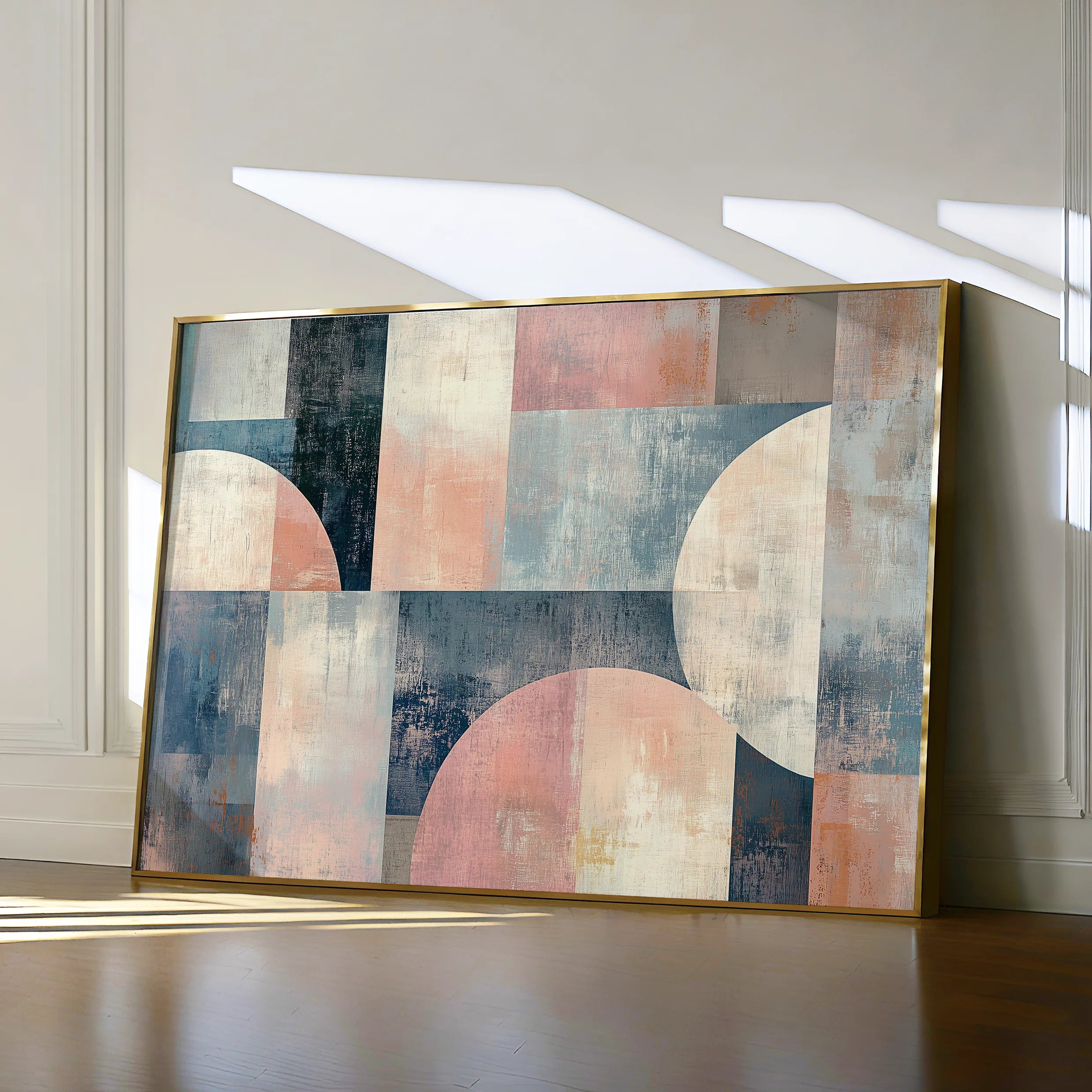 Abstract 595 Canvas Art 18" x 24" / 45 x 60 cm / Black