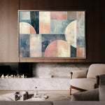 Abstract 595 Canvas Art 18" x 24" / 45 x 60 cm / Black