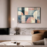 Abstract 595 Canvas Art 18" x 24" / 45 x 60 cm / Black