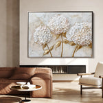 Floral 595 Canvas Art 18" x 24" / 45 x 60 cm / Black