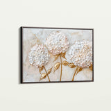 Floral 595 Canvas Art 18" x 24" / 45 x 60 cm / Black