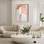 Abstract 596 Canvas Art 18" x 24" / 45 x 60 cm / Black