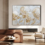 Floral 596 Canvas Art 18" x 24" / 45 x 60 cm / Black