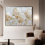 Floral 596 Canvas Art 18" x 24" / 45 x 60 cm / Black