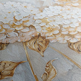 Floral 596 Canvas Art 18" x 24" / 45 x 60 cm / Black