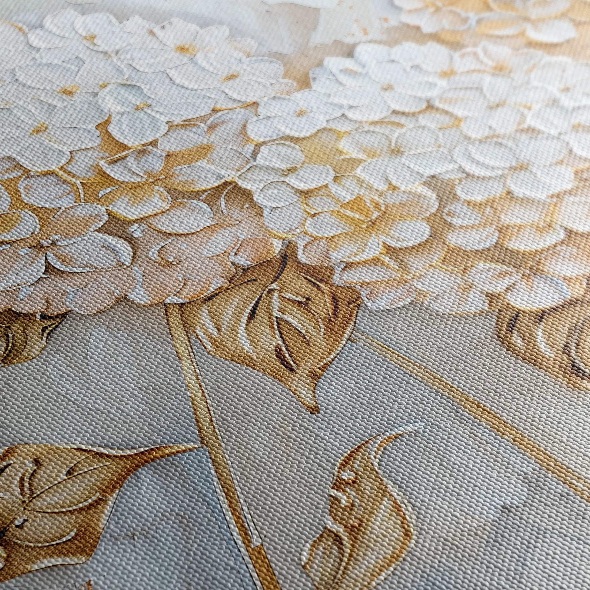 Floral 596 Canvas Art 18" x 24" / 45 x 60 cm / Black