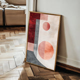 Abstract 597 Canvas Art 18" x 24" / 45 x 60 cm / Black