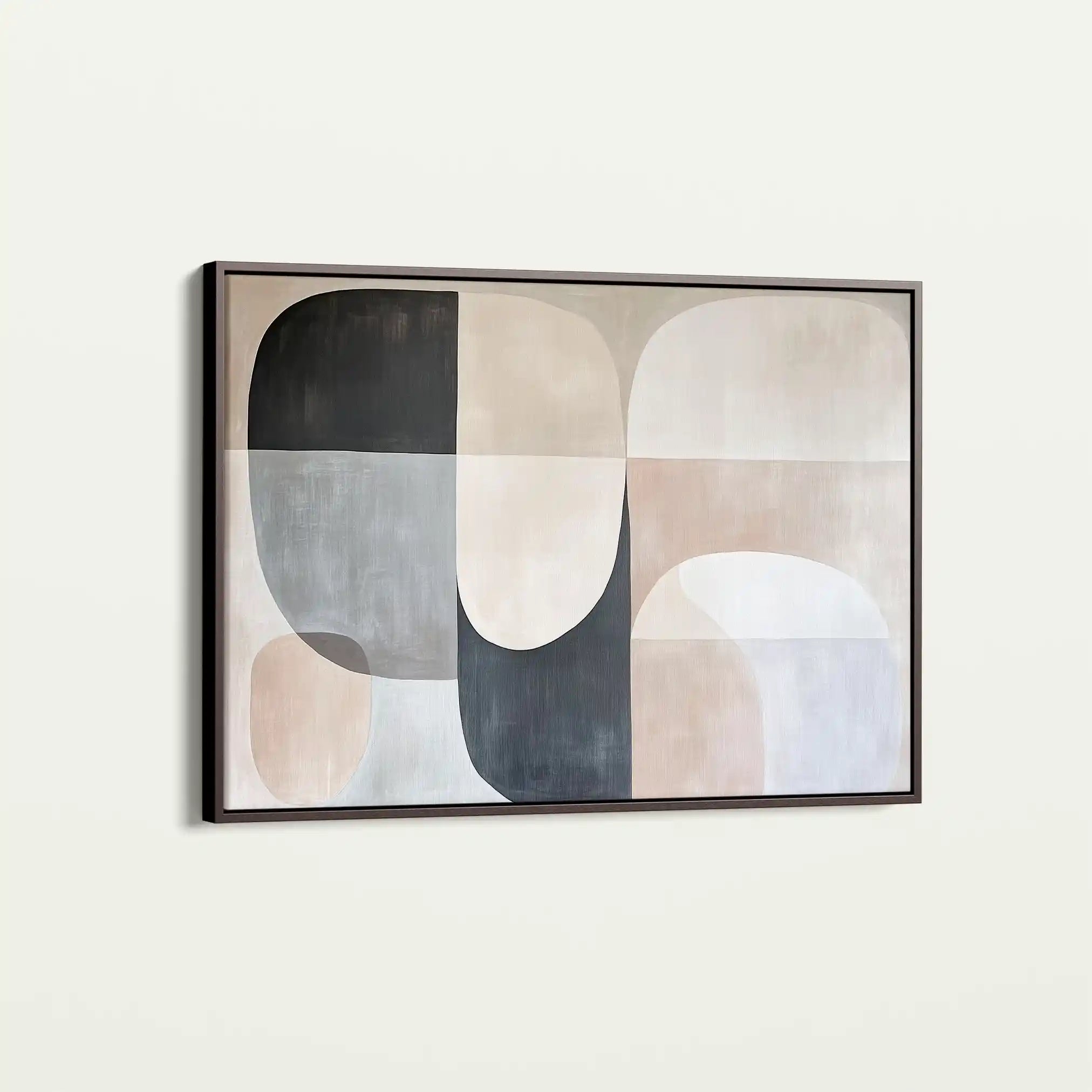 Abstract 599 Canvas Art 18" x 24" / 45 x 60 cm / Black
