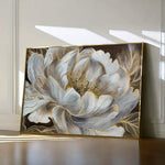 Floral 601 Canvas Art 18" x 24" / 45 x 60 cm / Black