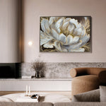 Floral 601 Canvas Art 18" x 24" / 45 x 60 cm / Black