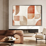Abstract 603 Canvas Art 18" x 24" / 45 x 60 cm / Black