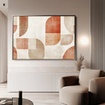 Abstract 603 Canvas Art 18" x 24" / 45 x 60 cm / Black