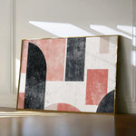 Abstract 604 Canvas Art 18" x 24" / 45 x 60 cm / Black
