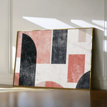 Abstract 604 Canvas Art 60 x 40 cm / Black